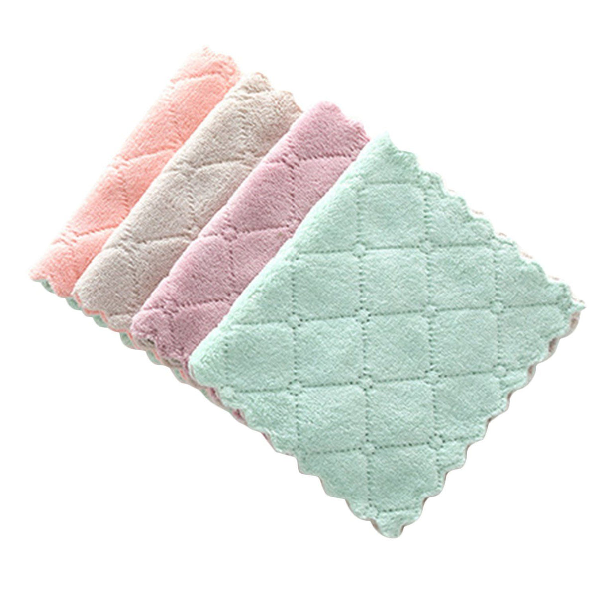 2pcs Microfiber Cloth, Super Absorbent Dishcloth