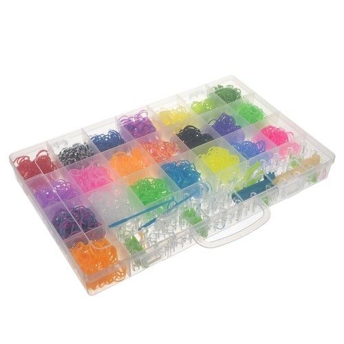 4400pcs DIY Loom Bands Rubber Band Kit, MultiColor