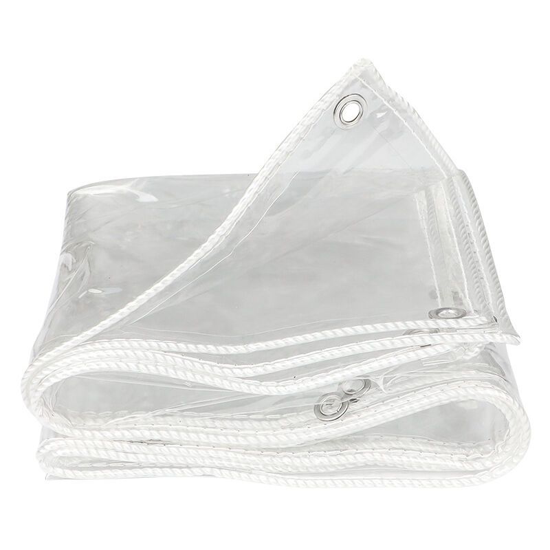 Transparent Reinforced Protective Tarpaulin 350g per Square Meter, 2 x 3M