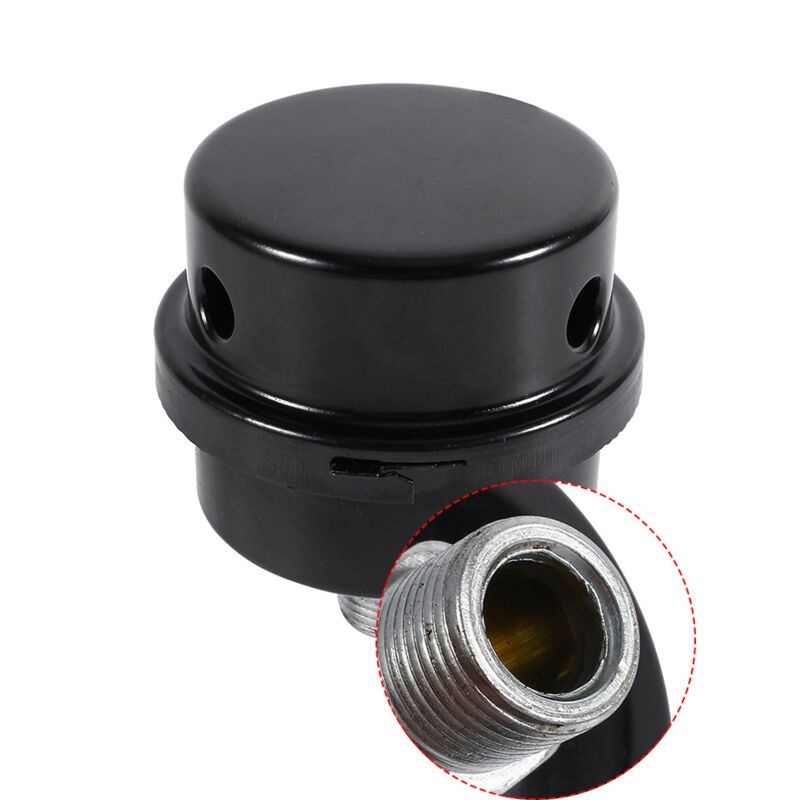 Air Compressor Silencer Filter with Thread, 0.375 Inch 16mm