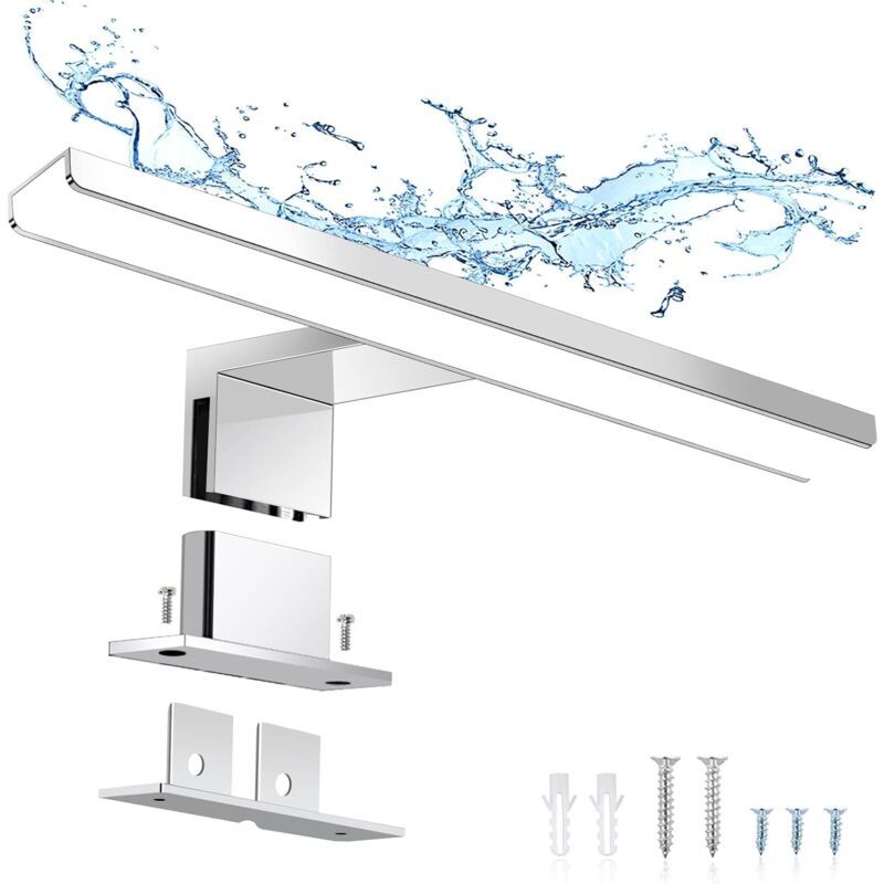 Bathroom Mirror Light 6W 400lm, LED Cabinet Light Cool White 6000K, IP44 Waterproof Bathroom Mirror Light, 30cm, 300mm