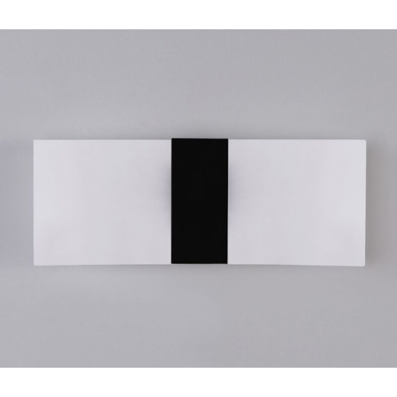 Indoor Wall Lamp 6W Warm White Brushed Black Indoor Wall Lamp AC 85 265, V, Modern Acrylic Light for Hallway, Bedroom, Staircase, 29 x 11 x 4.5mm