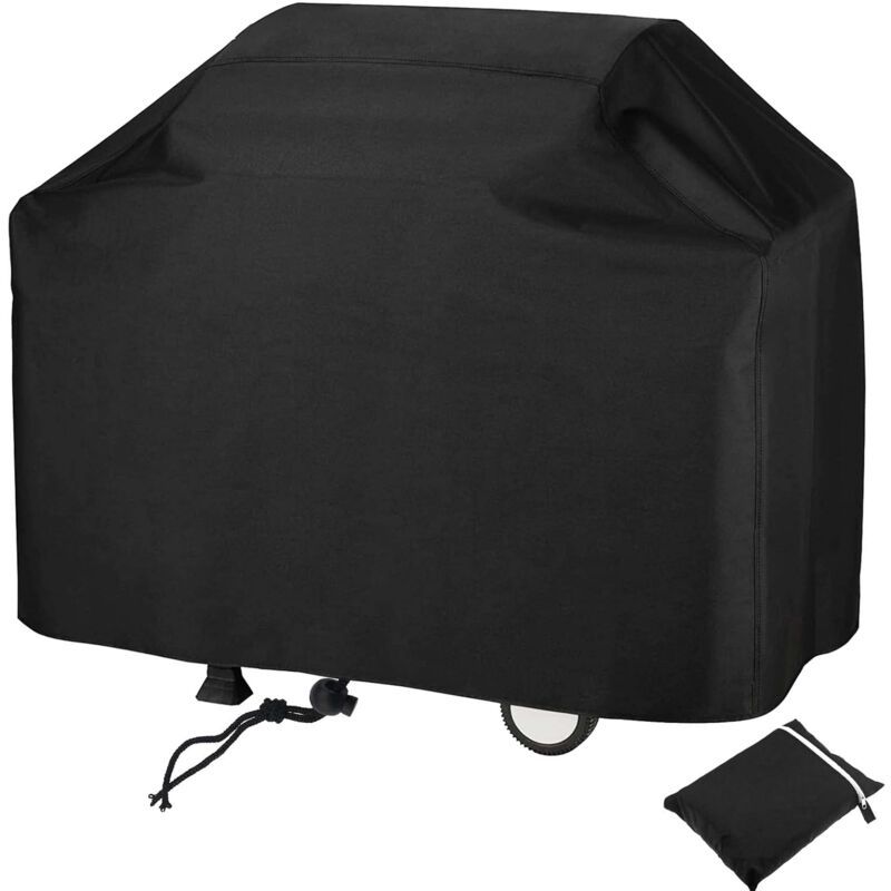 Barbecue Cover, Barbecue Protective Tarpaulin, Grill Cover Anti Wind Anti UV Anti Water Anti Moisture Dustproof, 147 x 61 x 117cm