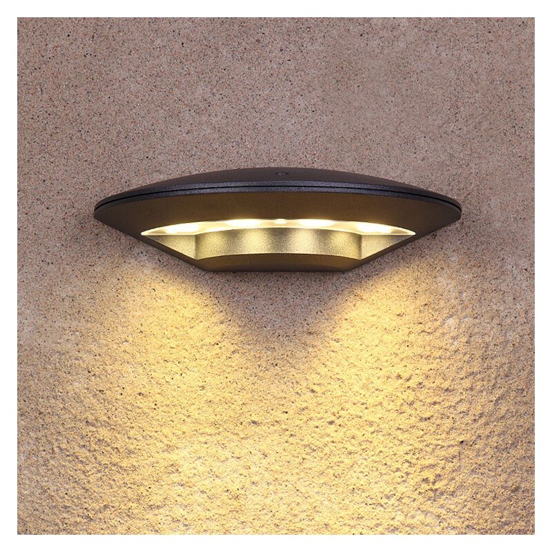 1 Pieces 4W Indoor Outdoor LED Wall Light Waterproof IP65 with Adjustable Lighting Angle Warm White 3000K