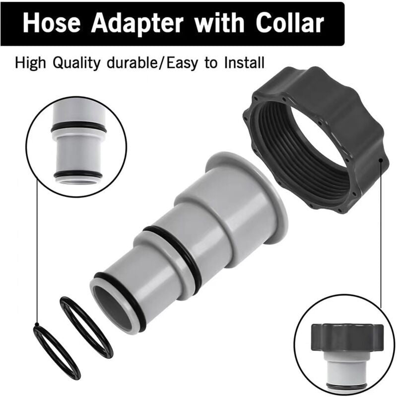 A Adapter Compatible with Intex Swimming Pool Pumps with Screw In Female Thread