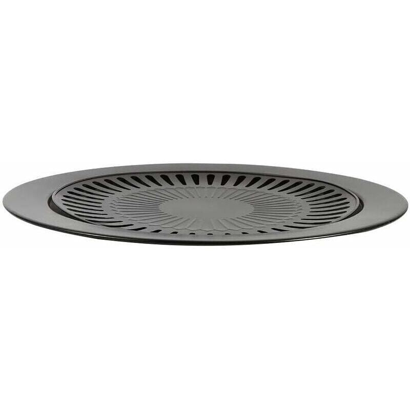 Korean BBQ Stove, Stainless Steel Rotisserie, Round Grill Set for Outdoor and Indoor Camping
