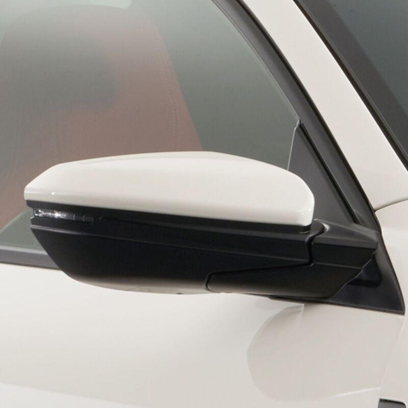 Rearview Mirror Cover with Reinforced Anti-Collision and Weather Resistant Protection Compatible with Honda Civic 2016-2021 White Right 76201 TBA A11