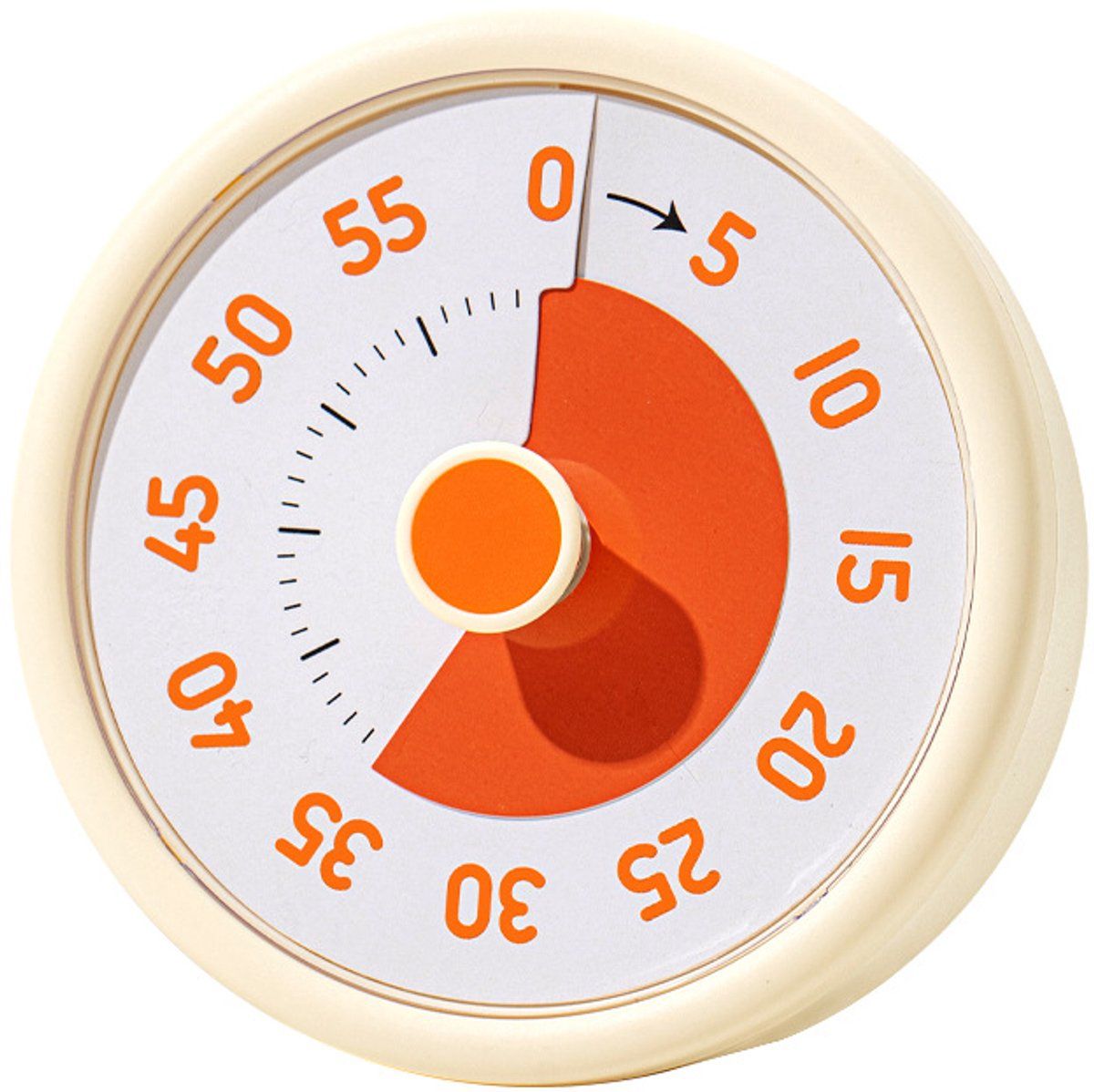 Visual Timer For Kids, 60 Minute Countdown Timer With Silent Operation, For Classroom Study Kitchen Cooking And Pomodoro, Yellow, 11 x 5 x 11 cm