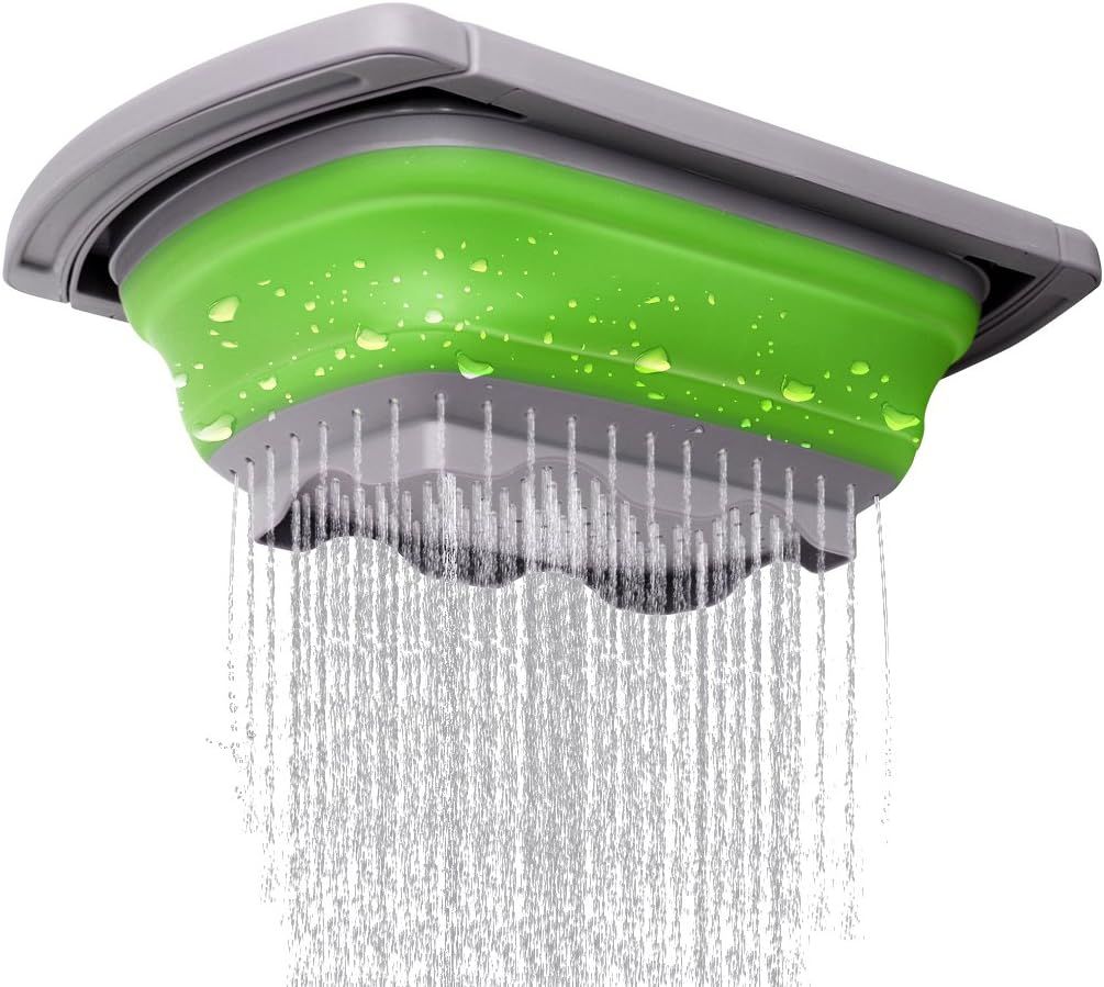 Collapsible Silicone Colander with Extendable Handles