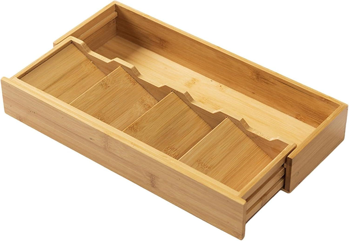 Kitchen Drawer Cutlery Tray Wood Look