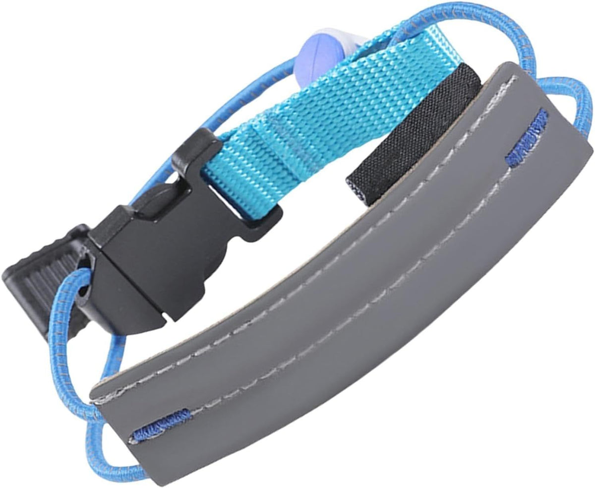 1 Set Reflective Ankle Straps Adjustable for Running and Cycling