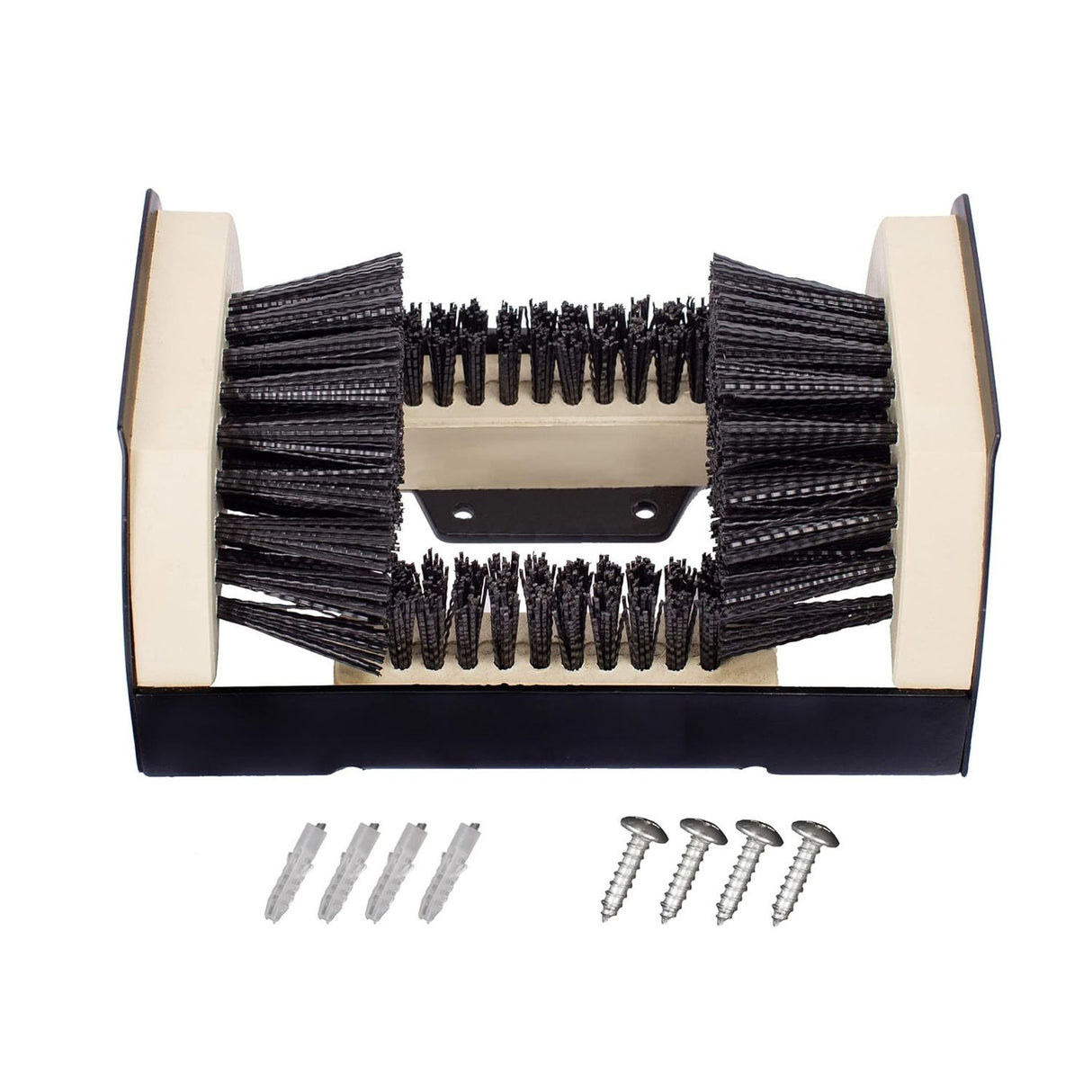 Outdoor Shoe Brush Iron Boot Cleaner with Side Brushes