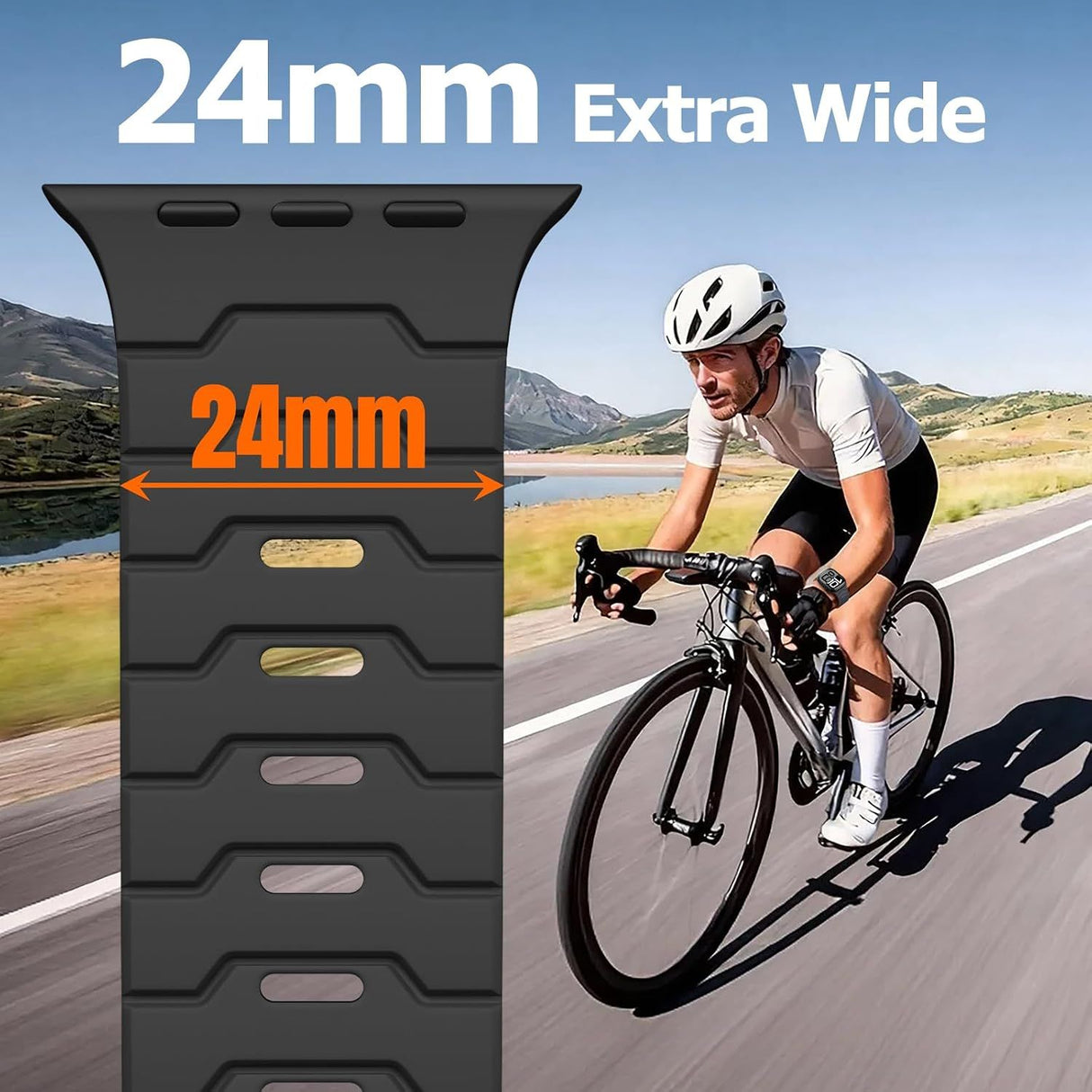 Sport Magnetic Band Compatible with Apple Watch Bands Men 44mm 45mm 46mm 42mm 49mm, Waterproof Silicone Strong Magnet Replacement Strap for iWatch Ultra 3 2 1 Series 11 10 9 8 7 6 5 4 3 2 1 SE