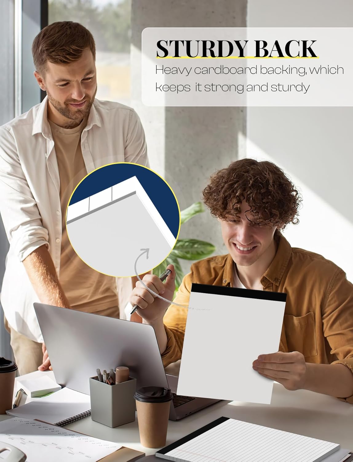 Legal Pads 8.5 x 11 White Note Pads Paper 8-1/2 x 11 Lined Paper Pad 8.5 x 11 White Legal Pad 6 Pack Notepads 8.5 x 11 Lined Writing Pads of Paper 8.5 x 11 Notepad White Paper Pads 30 Sheets/Pad