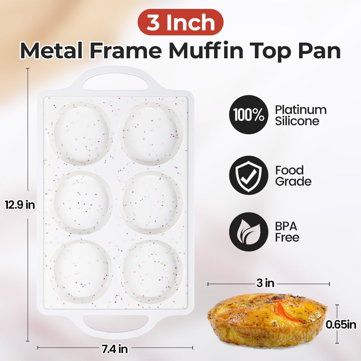 Silicone Muffin Top Pan & Silicone Mini Loaf Pan