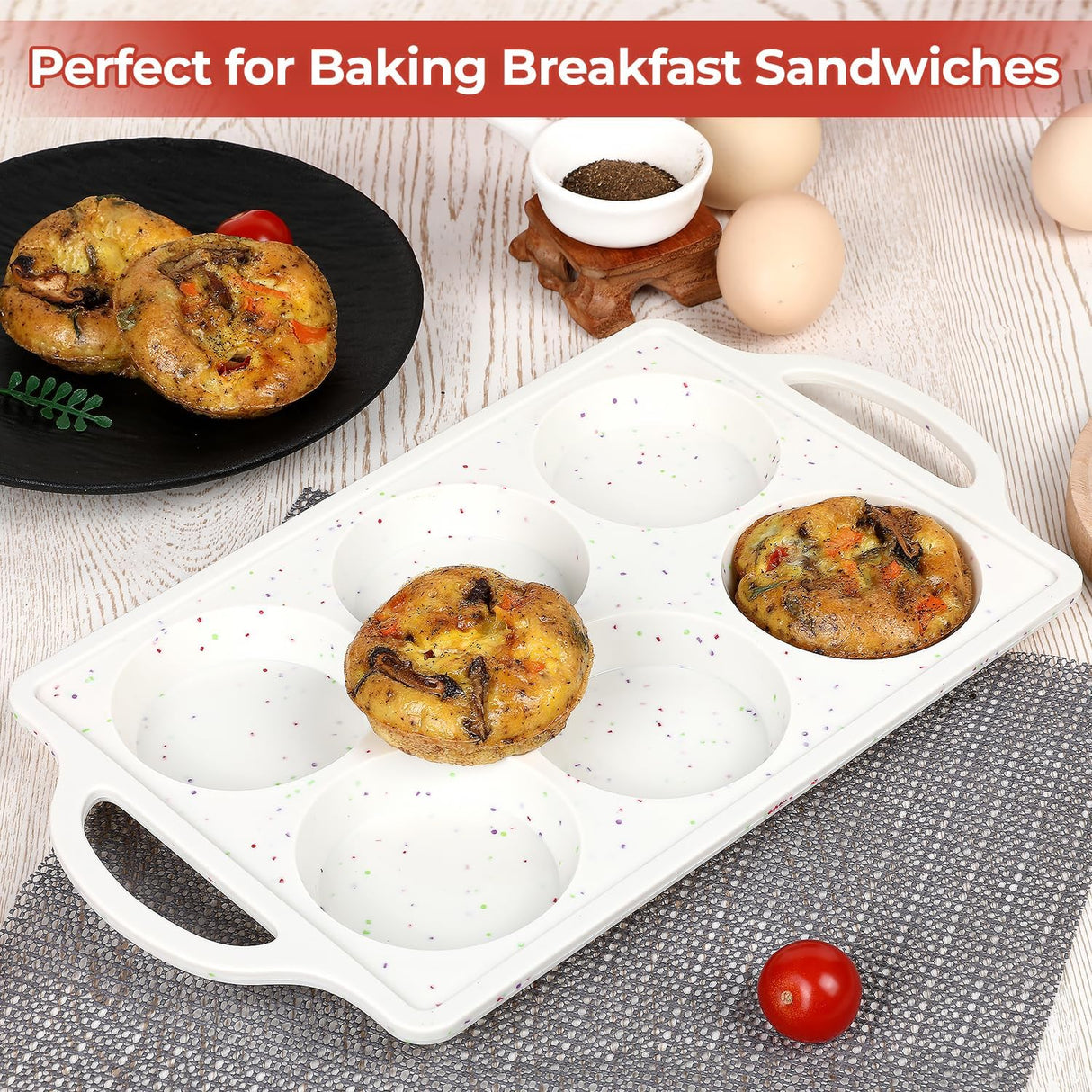 Silicone Muffin Top Pan & Silicone Mini Loaf Pan