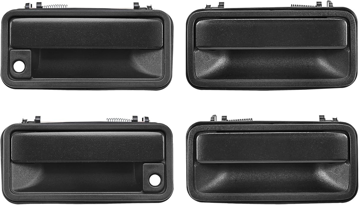 Exterior Door Handles Front/Rear Left & Right for Chevy C1500 C2500 C3500 K1500 K2500 K3500 GMC Yukon Tahoe Suburban Replaces # 15742229, 15742230, 15742233, 15742234