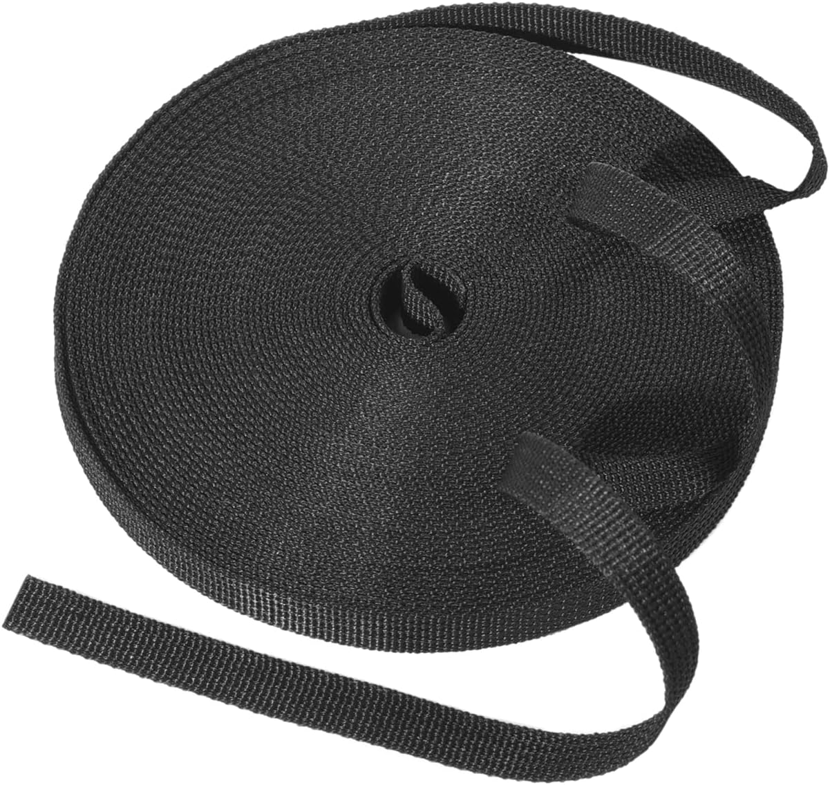 CooBigo Nylon Webbing 3/8 Inch 3/4 Inch 1 Inch 1-1/4 Inch 1.5Inch 2Inch Nylon Webbing Straps 3/8" 3/4" 1" 1-1/4" 1.5" & 2" Wide,12 Yard Webbing Strapping for Outdoor Crafting DIY
