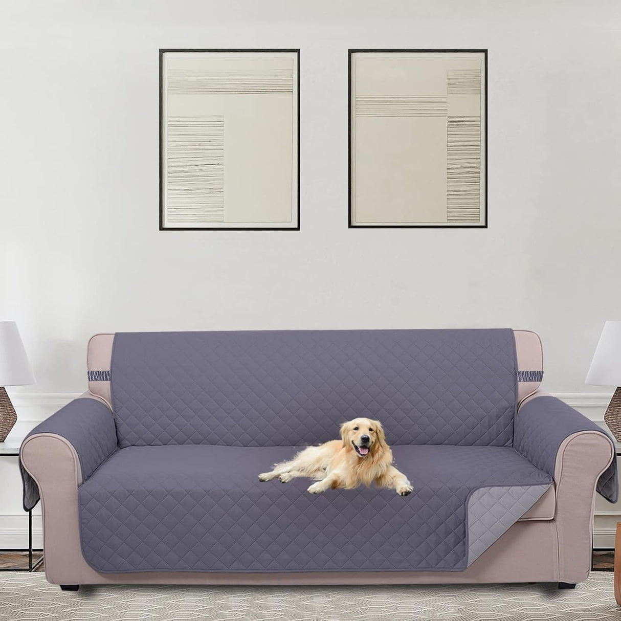 Reversible Sofa Cover Bundles with lovseat Cover