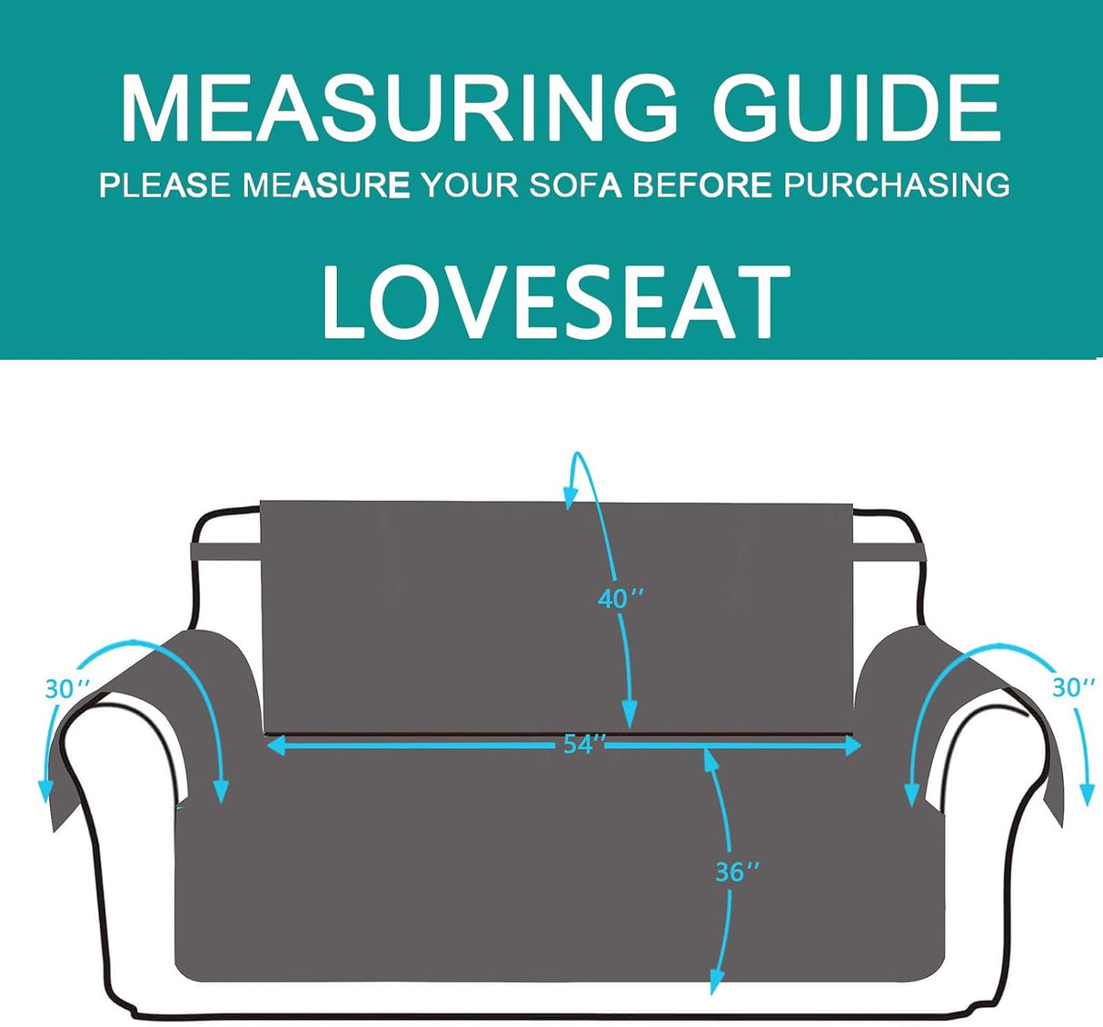 Reversible Sofa Cover Bundles with loveseat and Chair Size