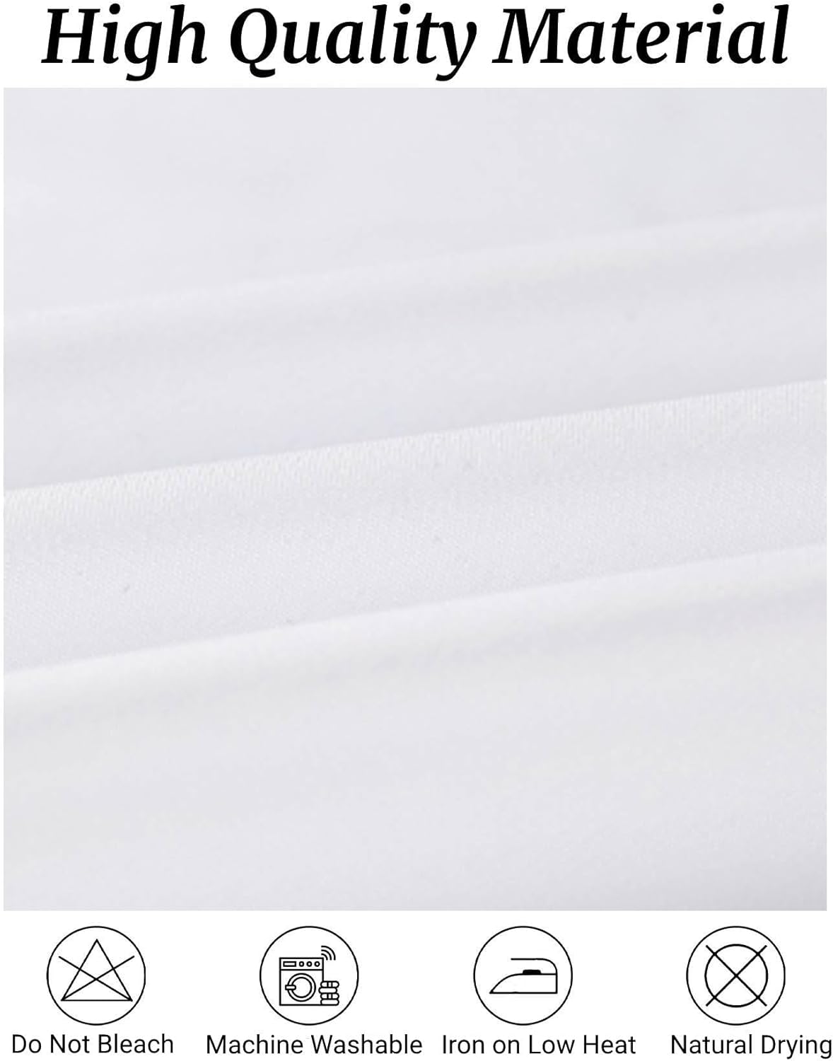 6 Pack Rectangle Tablecloth, 90x156 Inch, Stain Resistant and Wrinkle Polyester Table Cloth, Fabric Table Cover for Kitchen Dining, Wedding, Party, Holiday Dinner-White