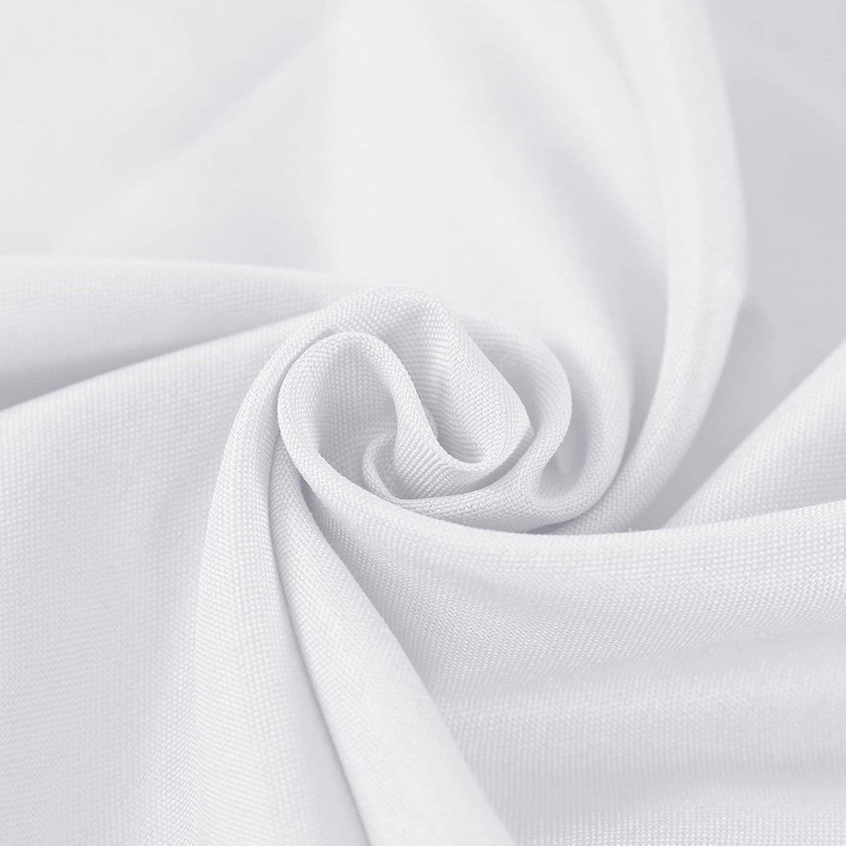 6 Pack Rectangle Tablecloth, 90x156 Inch, Stain Resistant and Wrinkle Polyester Table Cloth, Fabric Table Cover for Kitchen Dining, Wedding, Party, Holiday Dinner-White