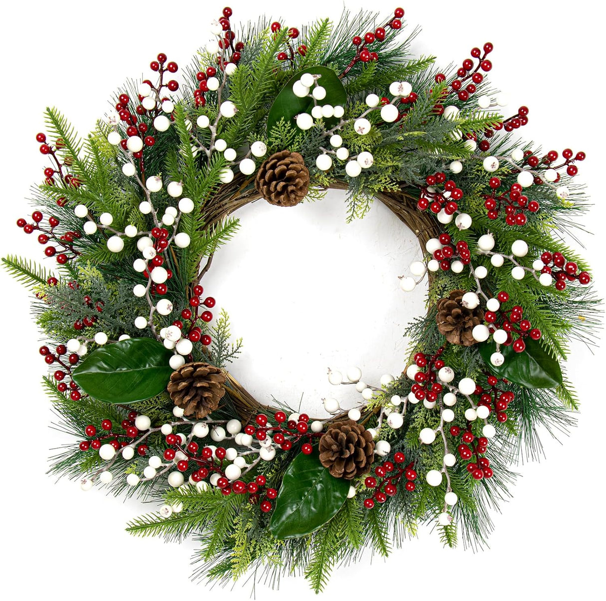 Christmas Tree Decoration - 32-pack - Artificial Red Berry Stems - 16.5 cm - Christmas Berries - Suitable for Christmas, Winter, Holiday, DIY, Decorations