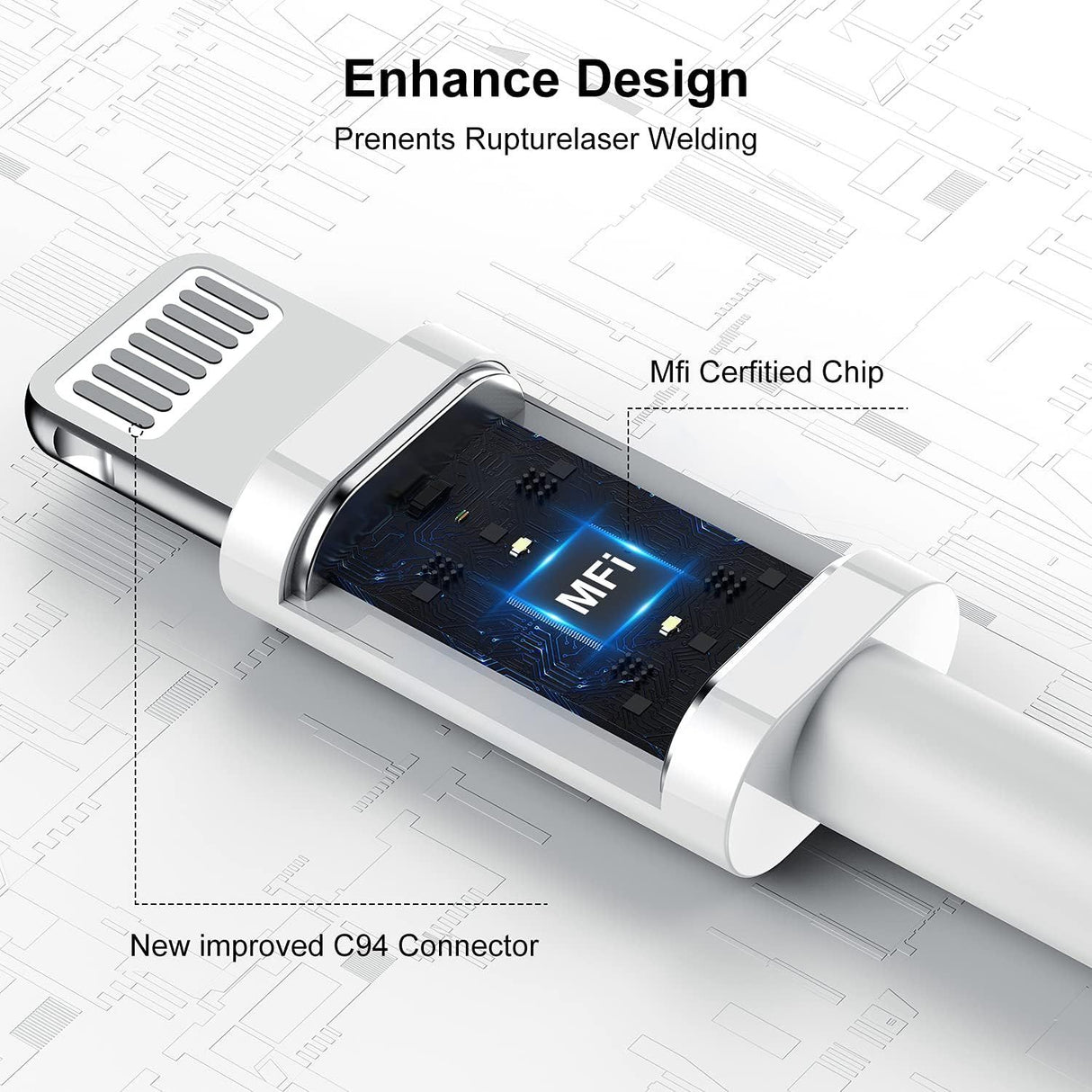 3ft iPhone Charger Apple MFi Certified, Apple Lightning to USB Cable 3 Feet,Fast Apple Charging Cable Cord 3 Foot for iPhone 14 Pro Max/13/13 Mini/13 Pro/12/11 Pro/11/XS MAX/XR/8/7/6s/5S/iPad