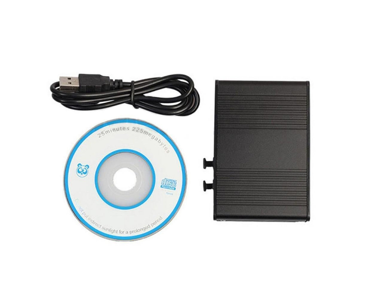 6 Channel USB 2.0 External 5.1 Optical S/PDIF Audio Sound Card Adapter for Win7 Black