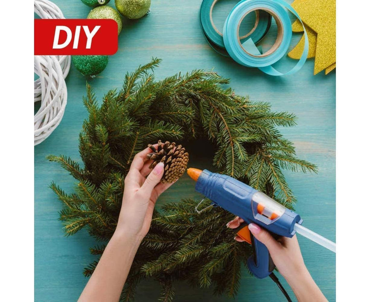 Christmas Wreaths for Front Door Outside, Wreaths for Christmas Decorations,12" Artificial Pine Christmas Wreath for Christmas Day Party - Green - 40cm