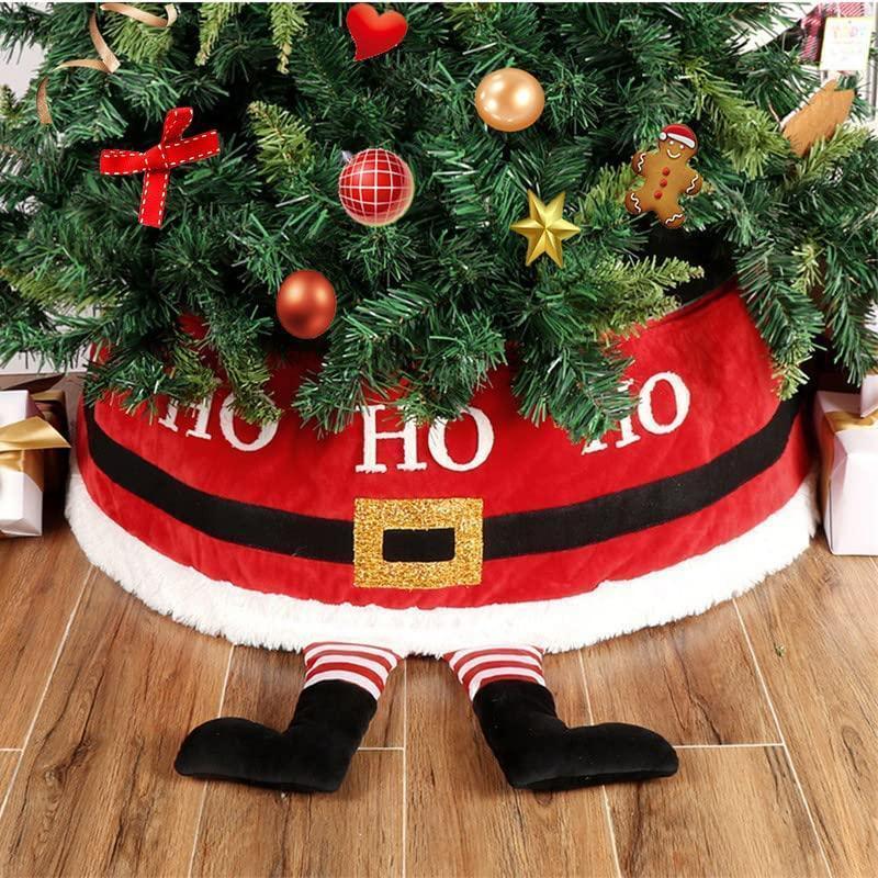 Christmas Tree Collar, 48 Inch Christmas Tree Ring, Foldable Christmas Tree Skirt