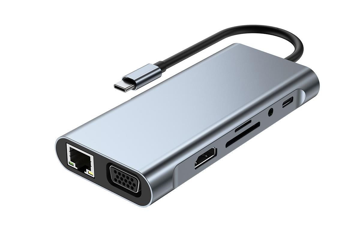 6/7/8/11-in-1 Multi-Interface Docking Station -11-In-1 Port