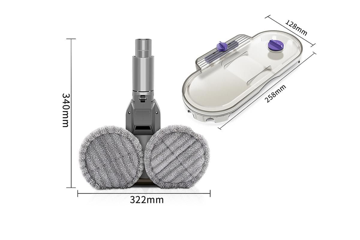 Electric Mop Head Attachment for Dyson V6 V7 V8 V10 V11 -Compatible with the Dyson V7 V8 V10 and V11