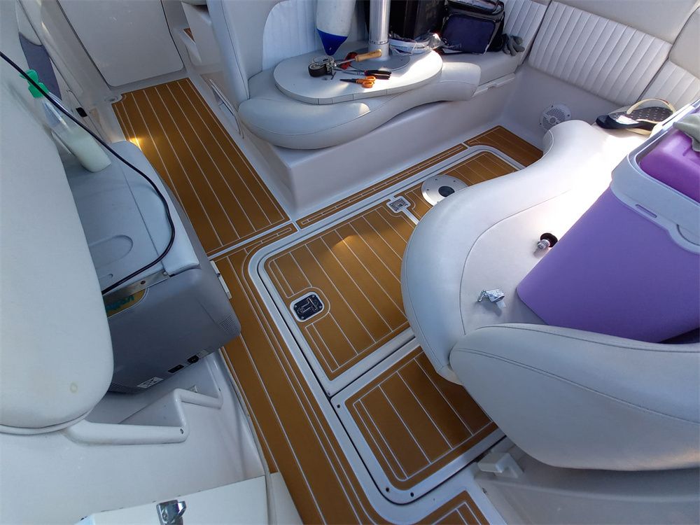1999-2005 Four Winns 268 Vista Swim Platform Cockpit Boat EVA Foam Faux Teak Floor Pad Mat SeaDek MarineMat Gatorstep Style Self Adhesive