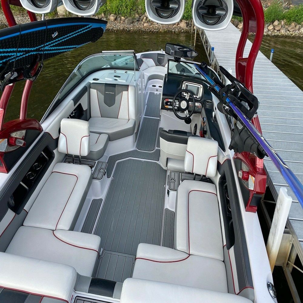 2008 Nautique Super Air 230 Swim Platform Cockpit Boat EVA Foam Teak Floor Pad SeaDek MarineMat Gatorstep Style Self Adhesive