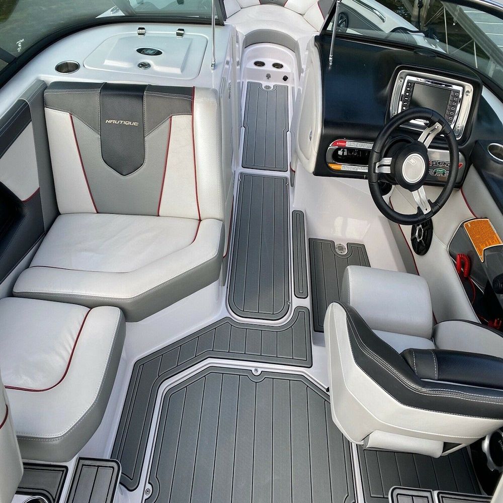 2008 Nautique Super Air 230 Swim Platform Cockpit Boat EVA Foam Teak Floor Pad SeaDek MarineMat Gatorstep Style Self Adhesive