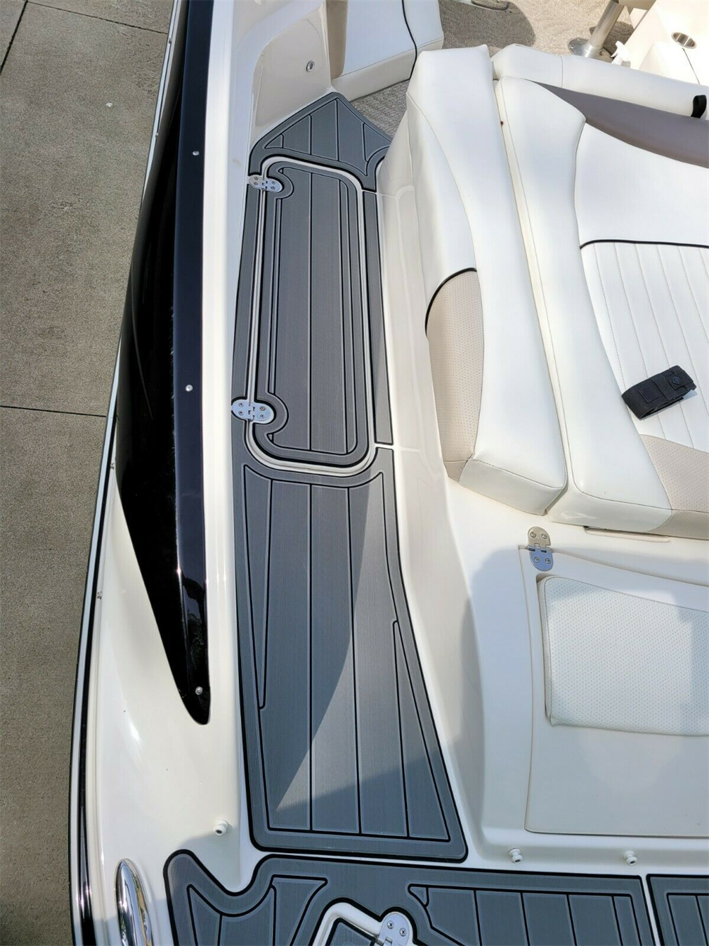 2010 Rinker 246 Captiva BR Swim Platform Boat EVA Foam Teak Deck Floor Pad Mat SeaDek MarineMat Gatorstep Style Self Adhesive