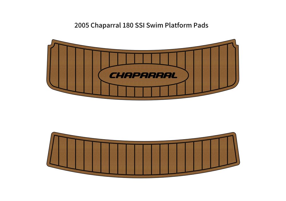 2005 Chaparral 180 SSI Swim Platform Step Boat EVA Foam Teak Deck Floor Pad Mat SeaDek MarineMat Gatorstep Style Self Adhesive