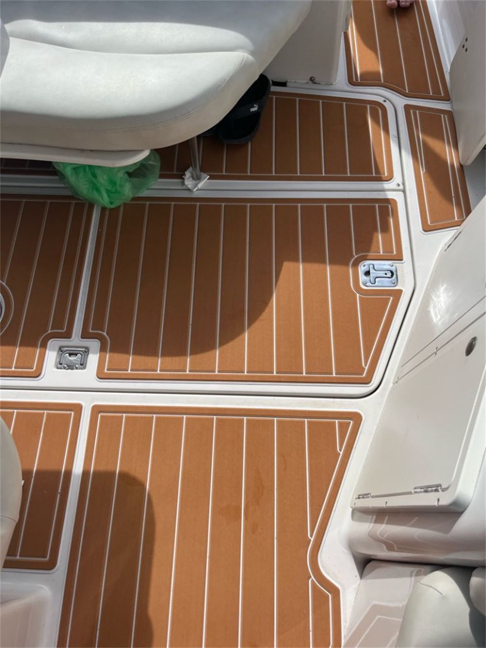 2000 Four Winns 298 Vista Swim Platform Cockpit Boat EVA Foam Teak Deck Floor SeaDek MarineMat Gatorstep Style Self Adhesive