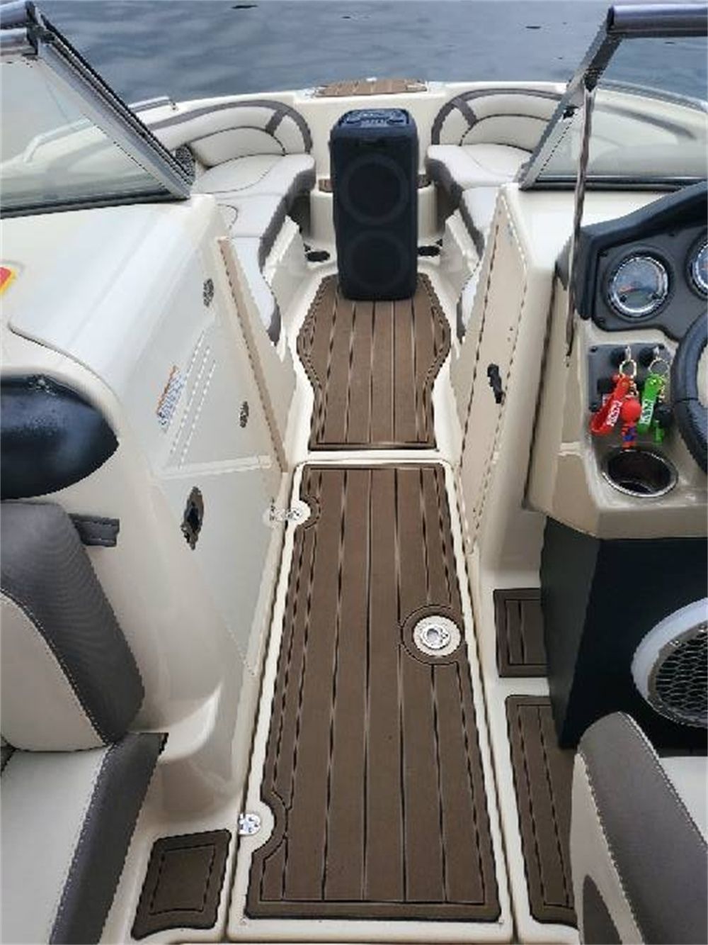 2010-2014 Yamaha 240&242 Lounger Swim Platform Cockpit Mat Boat EVA Teak Floor Pad SeaDek MarineMat Style Self Adhesive