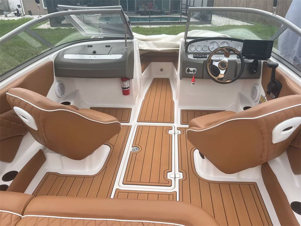 2001 Regal 1900 LE Swim Platform Cockpit Pad Boat EVA Foam Teak Deck Floor Mat SeaDek MarineMat Style Self Adhesive