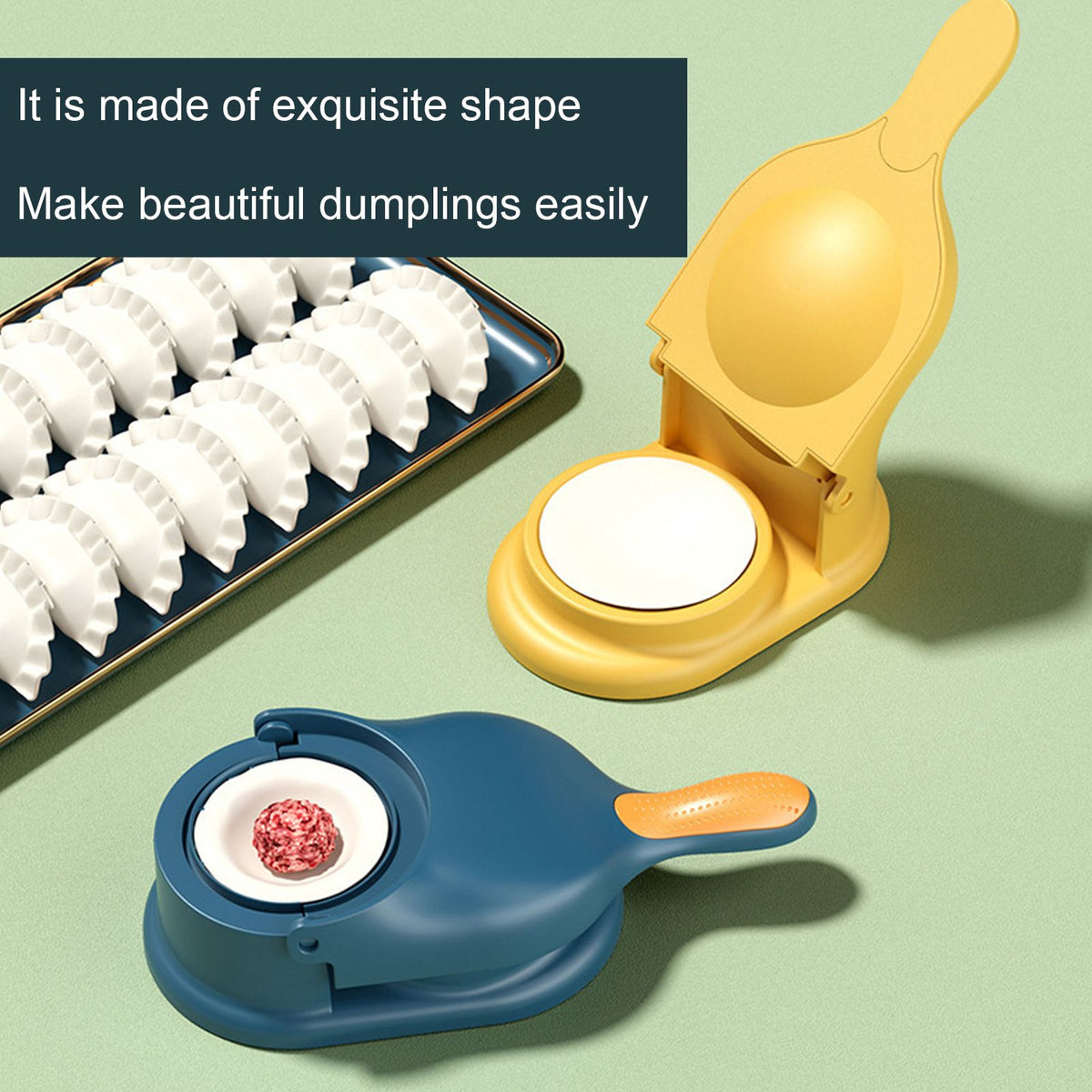Dumpling Maker 2 in 1 Practical Dumpling Skin Maker Machine Household Easy to Use Dumpling Press Mold