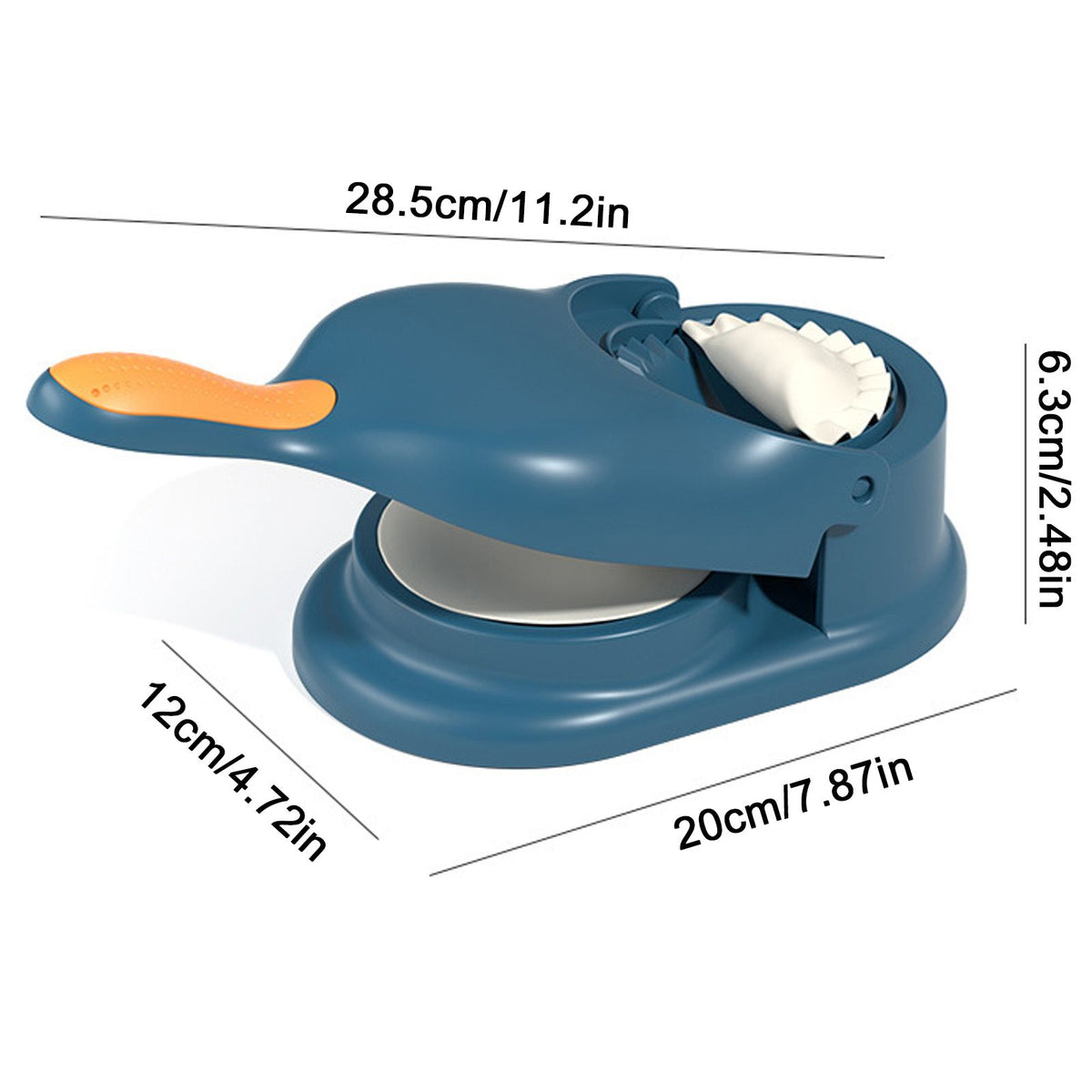 Dumpling Maker 2 in 1 Practical Dumpling Skin Maker Machine Household Easy to Use Dumpling Press Mold