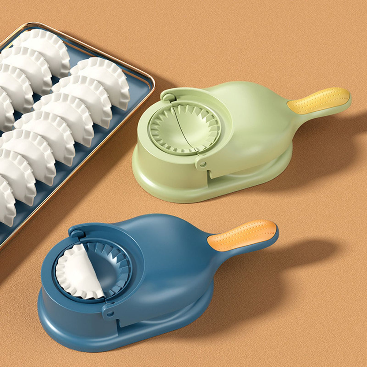 Dumpling Maker 2 in 1 Practical Dumpling Skin Maker Machine Household Easy to Use Dumpling Press Mold