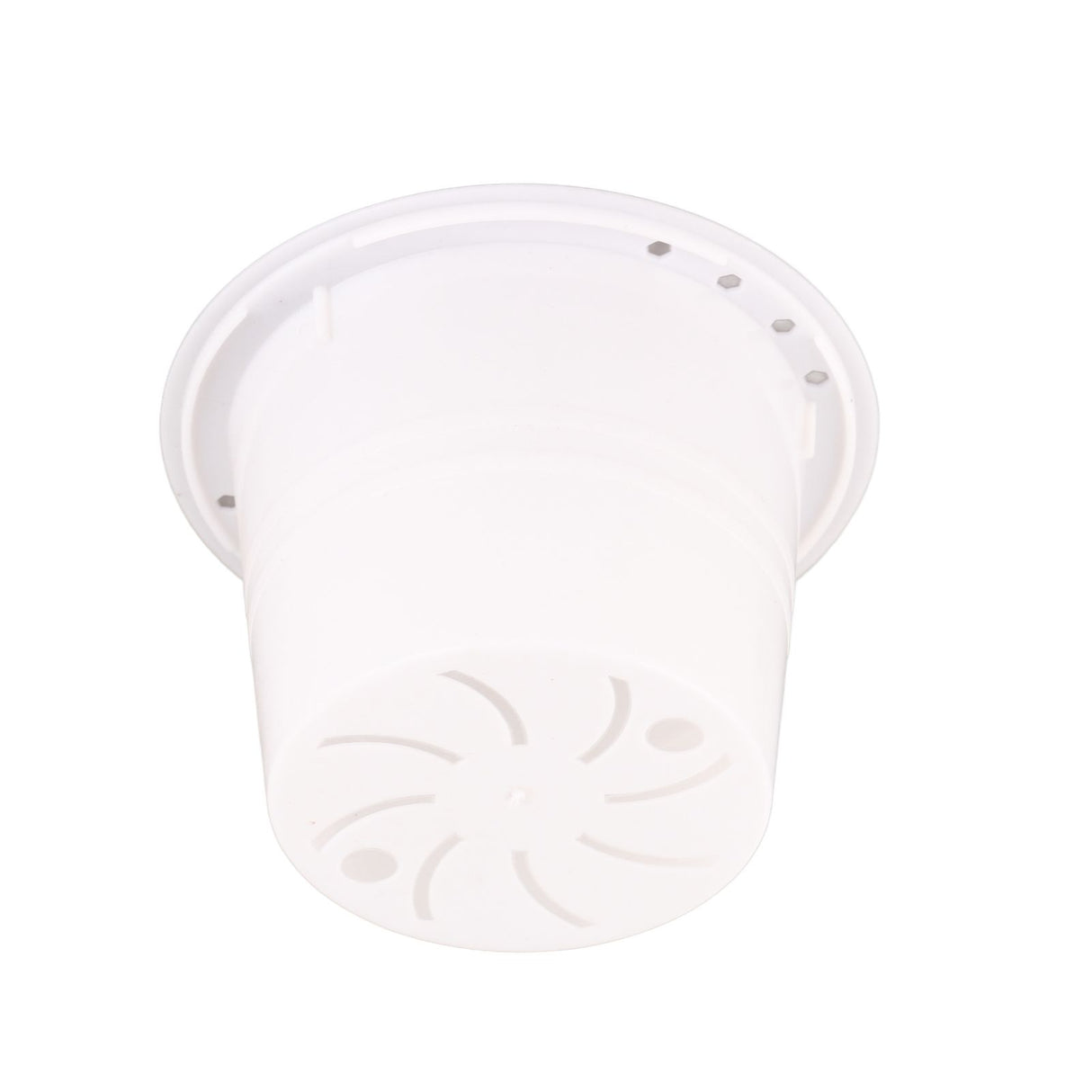 Automatic Water Absorbing Transparent Pot Creative Round Office Desktop Green Plant Hydroponic Plastic Flower Pots