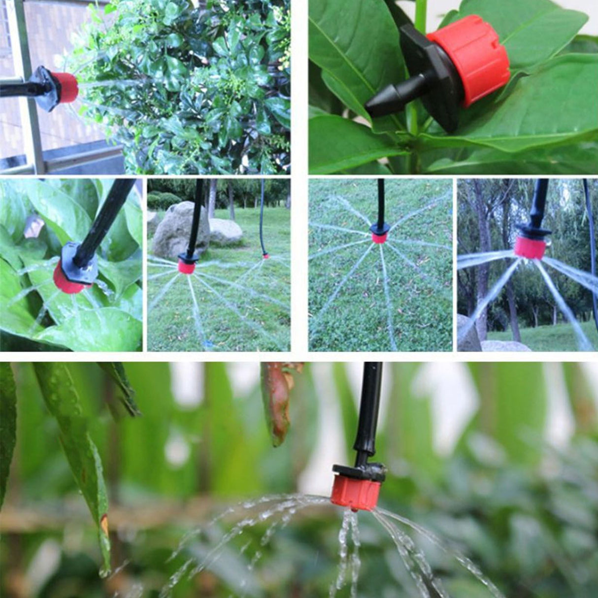 Garden Drip Irrigation System Automatic Micro Spraying Watering Kits Irrigation Atomization System 30m/1181.1in