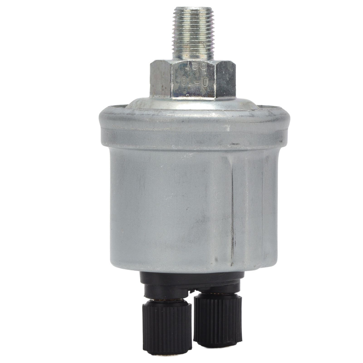10Bar Oil Pressure Sensor Stainless Steel Engine Oil Pressure Sensor Replacement for Large Trucks Excavators Generators 1/8 (10mm/0.39in)
