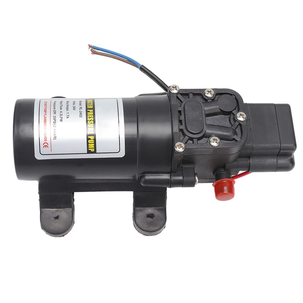 Water Pressure Diaphragm Pump Self Priming Diaphragm Pump High Pressure Water Pump for Outdoor RL 2402 24V