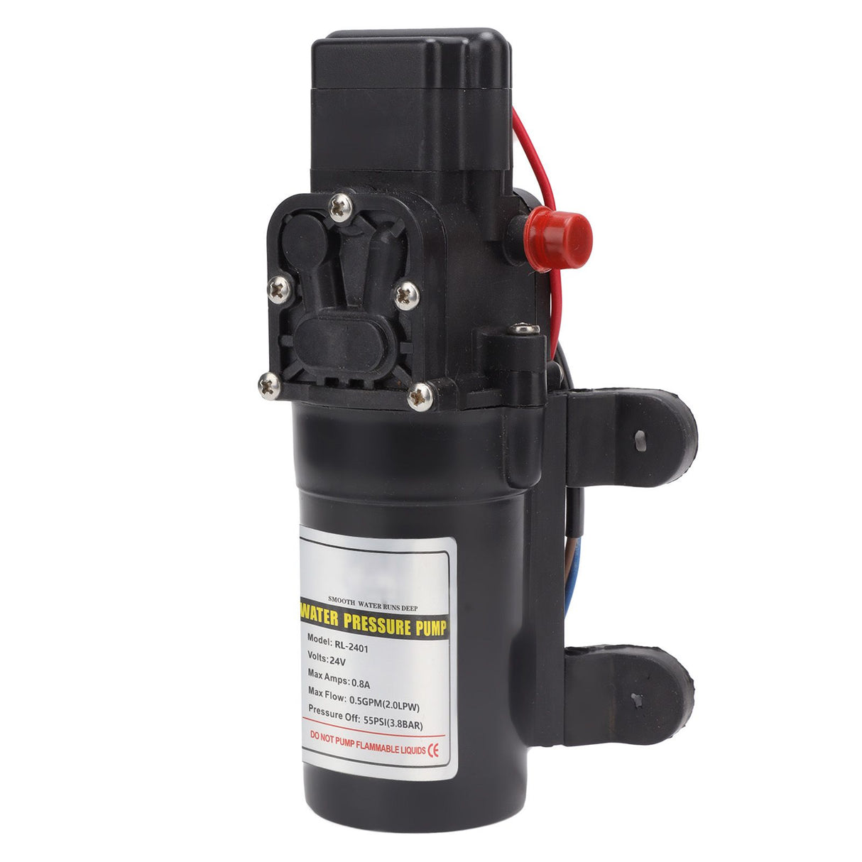 Water Pressure Diaphragm Pump Self Priming Diaphragm Pump High Pressure Water Pump for Outdoor RL 2401 24V