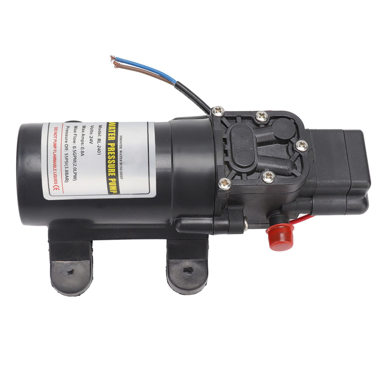 Water Pressure Diaphragm Pump Self Priming Diaphragm Pump High Pressure Water Pump for Outdoor RL 2401 24V